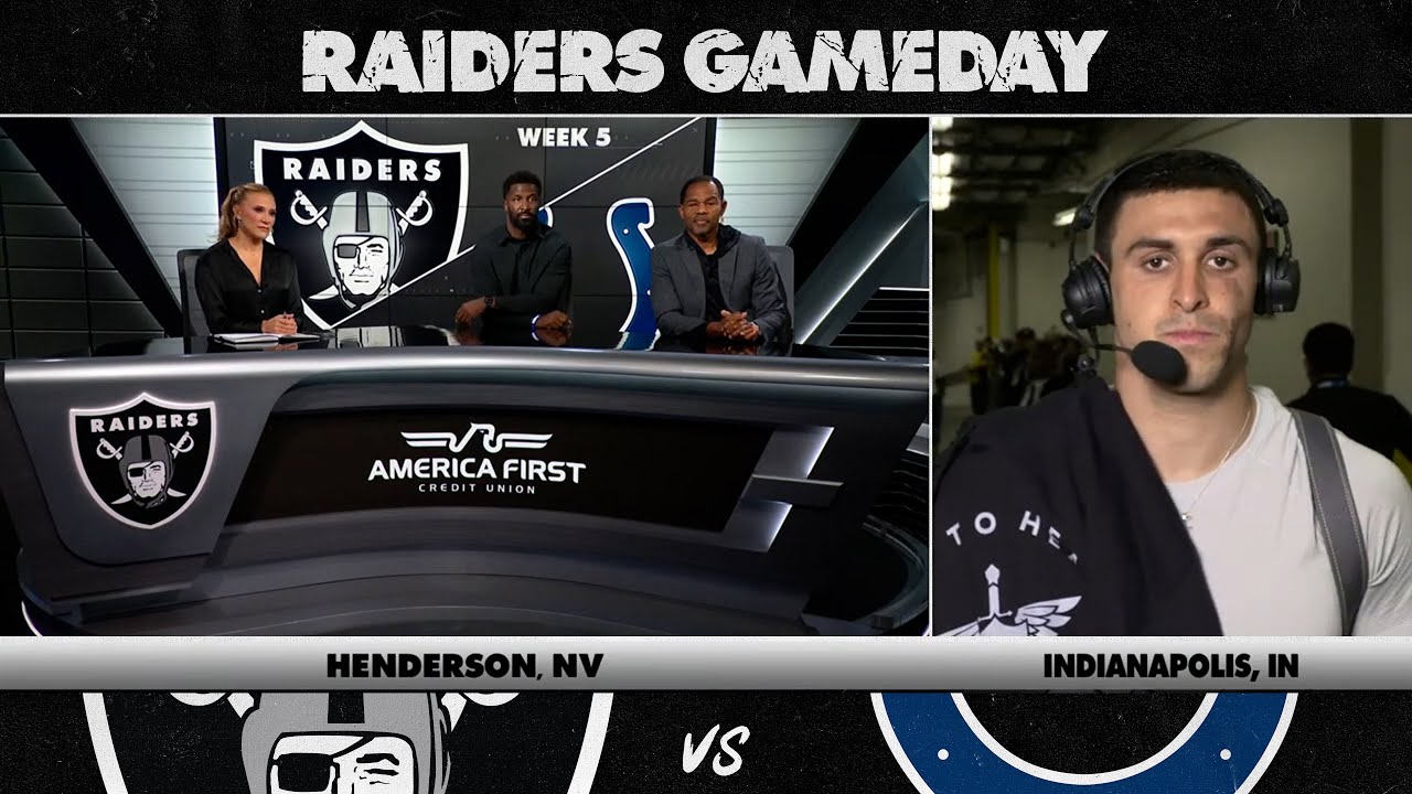 Raiders Drop Week 5 Matchup to the Colts