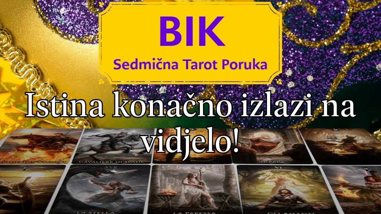 BIK ~ Vaša intuicija je bila u pravu sve vrijeme