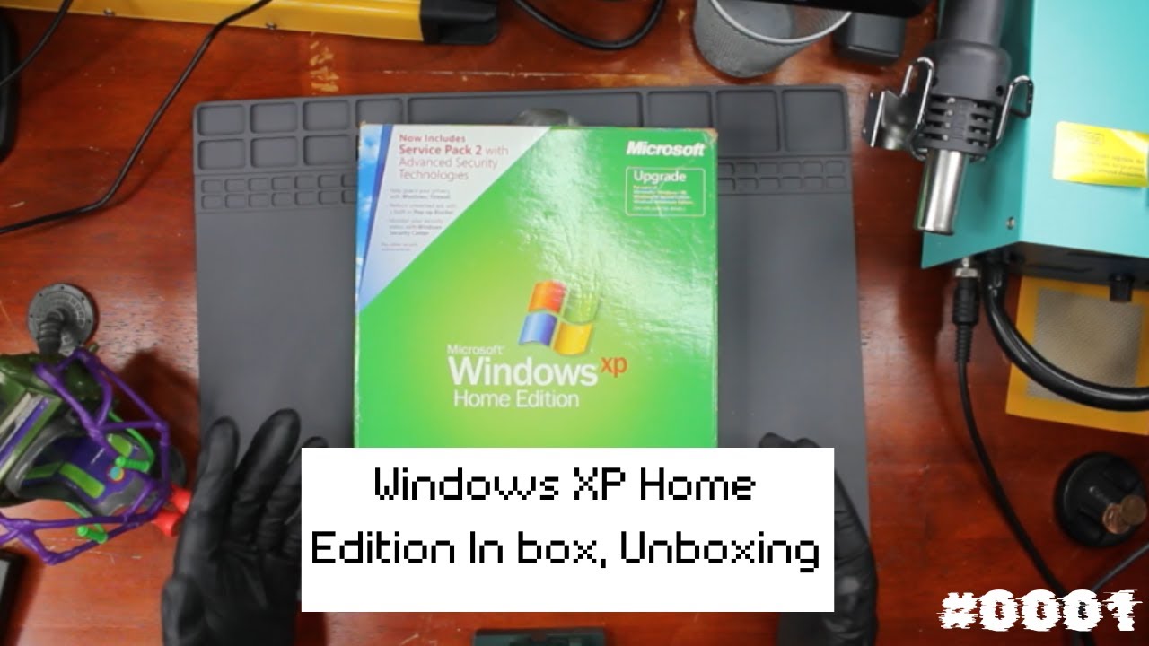 Windows XP Home Edition (Opening/Unboxing)