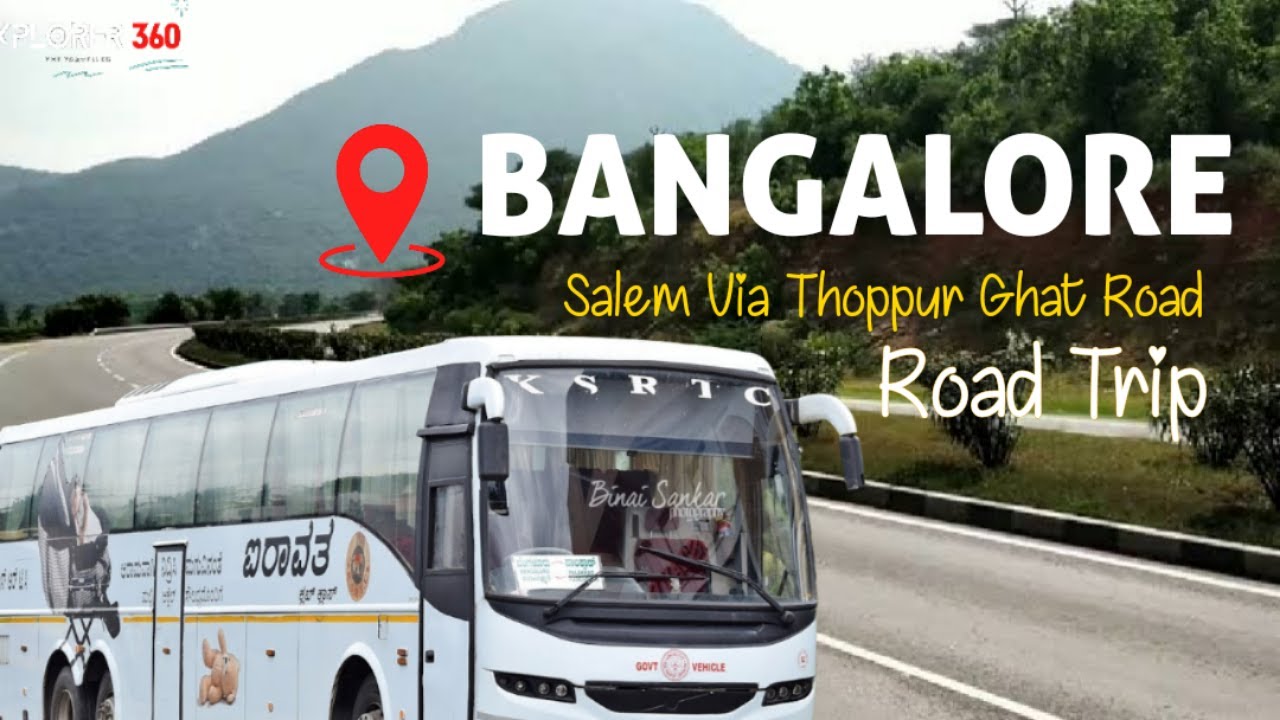 KSRTC Airavat Volvo Club Class | Coimbatore to Bangalore I Bus Journey Via Salem Thoppur Ghat Road