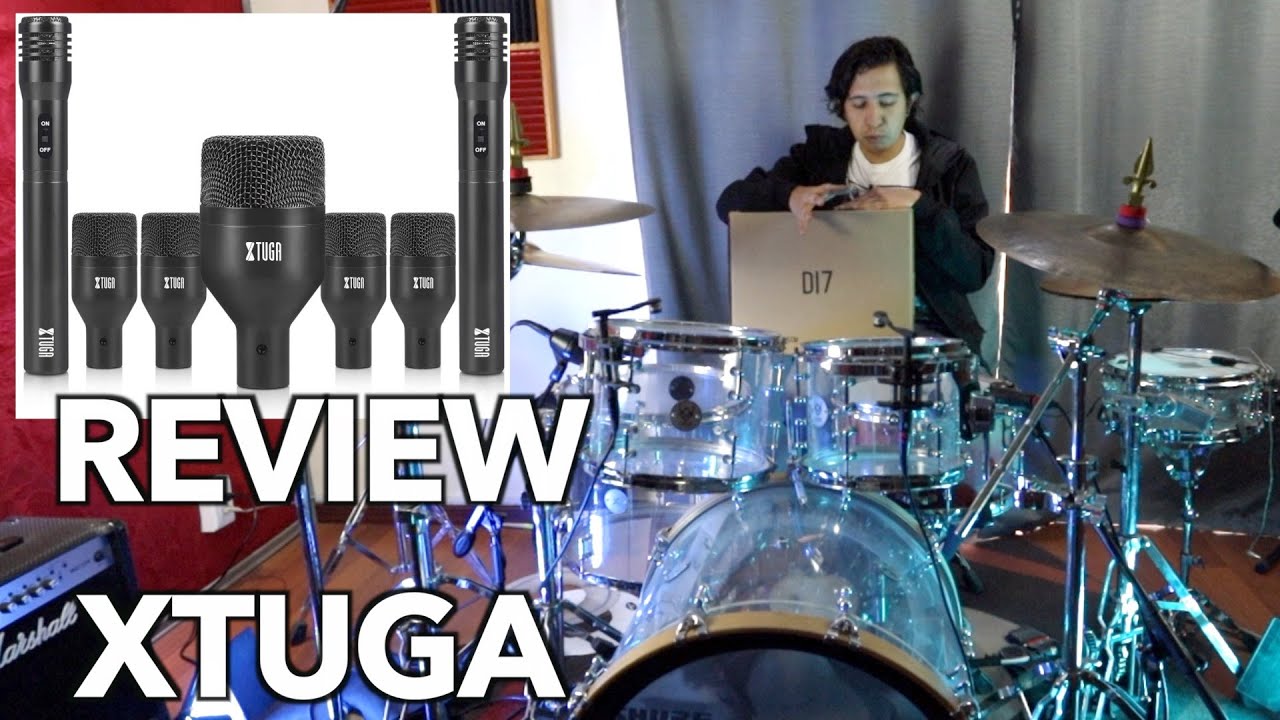 XTUGA DI7 Kit de micrófonos para Batería | Review | Hugo Zerecero
