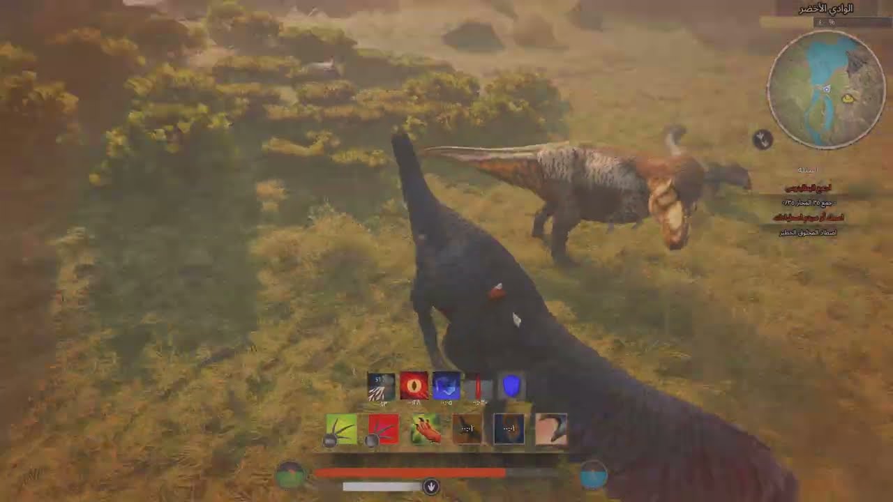 Therizinosaurus vs rex and 2 Utah  path of titans #pathoftitans 
