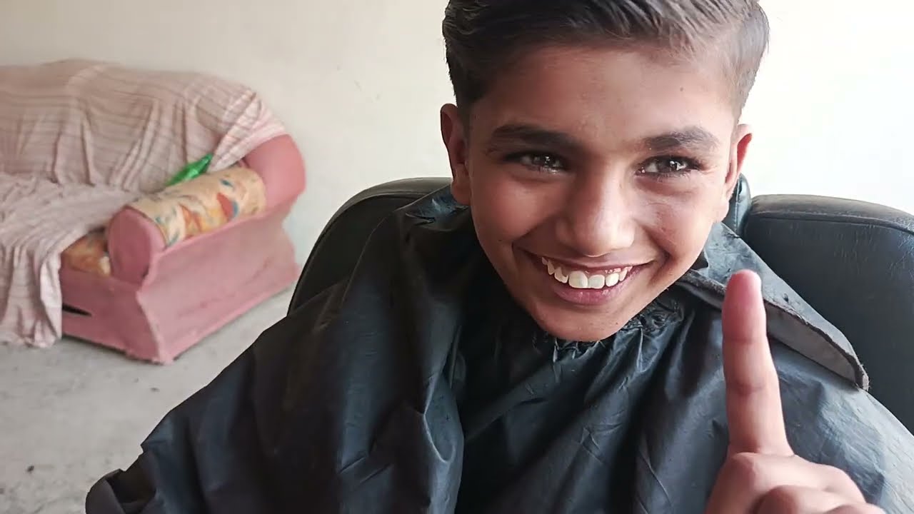 Cute Kid Haircut 💈 ASMR | Clean &👍 Relaxing Barber ✂️Session”ZAHIDASMR