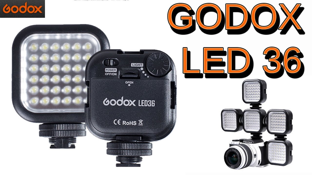 ВИДЕОСВЕТ GODOX Led 36 - Видео освещение с Алиэкспресс
