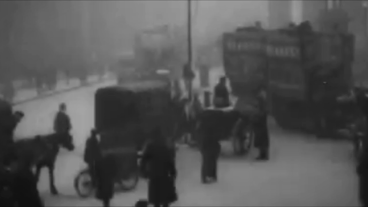 Extremely Rare Footage London 1920 With the real Sound 1000% Real