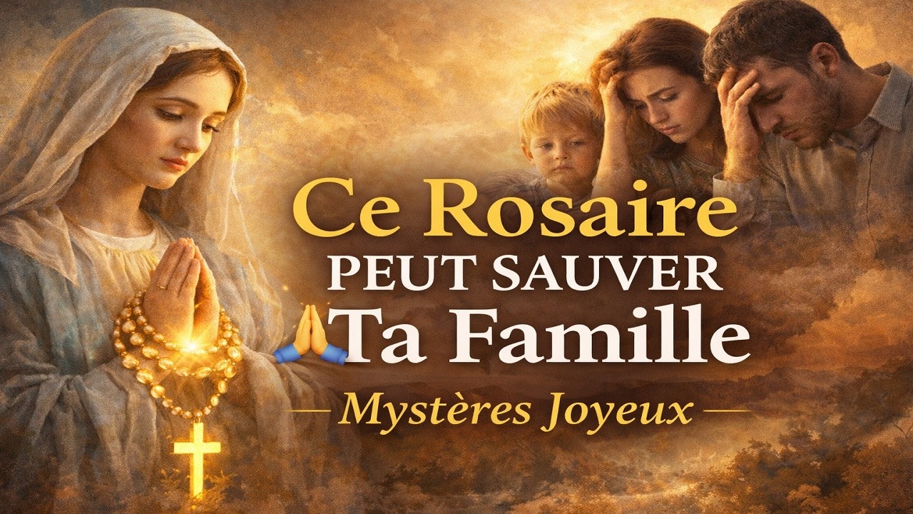Rosaire des Mystères Joyeux 🙏 Prière Puissante pour les Familles en Difficulté