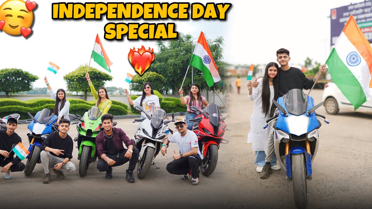 Yamaha R1 Ke Sath 1st Independence Day Ride 🇮🇳❤️‍🔥| JEET VLOGS