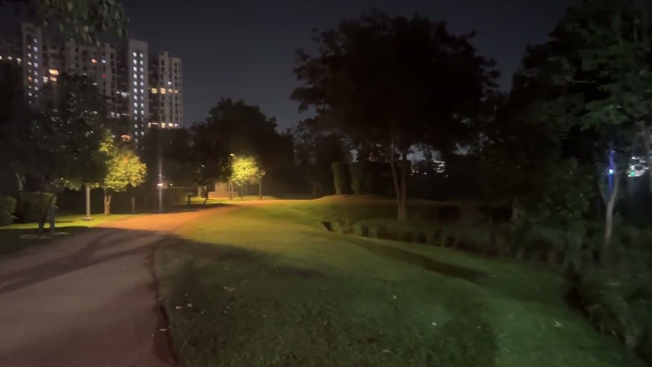 Evening serenity in every flicker of light