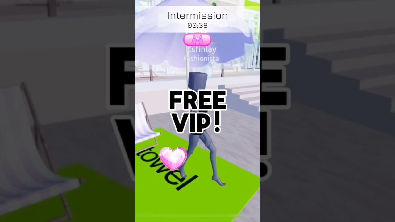 FREE VIP IN DRESS TO IMPRESS! How to get it for FREE! 🤑 #dresstoimpress #dti #roblox