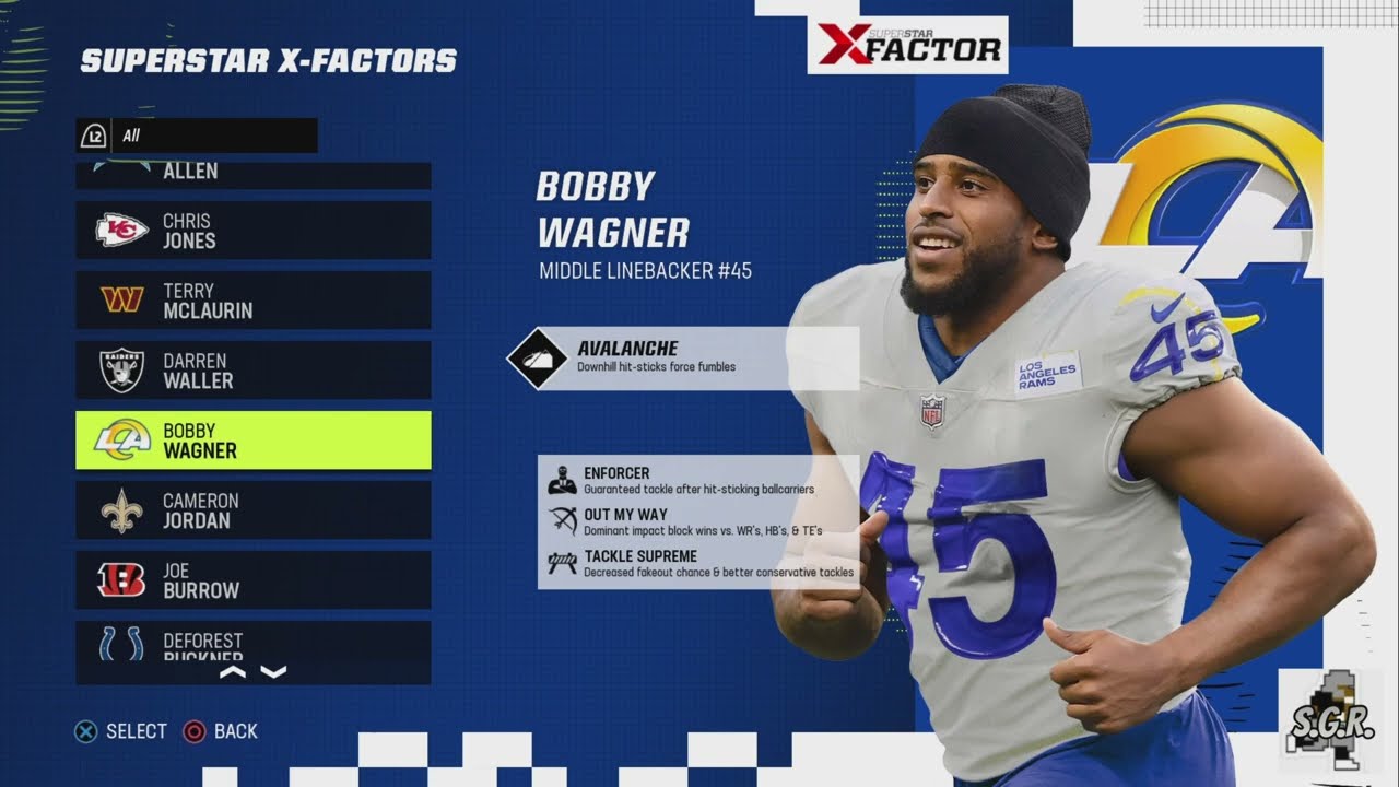 Madden NFL 23 - All X-Factor and Superstar X-Factor Players