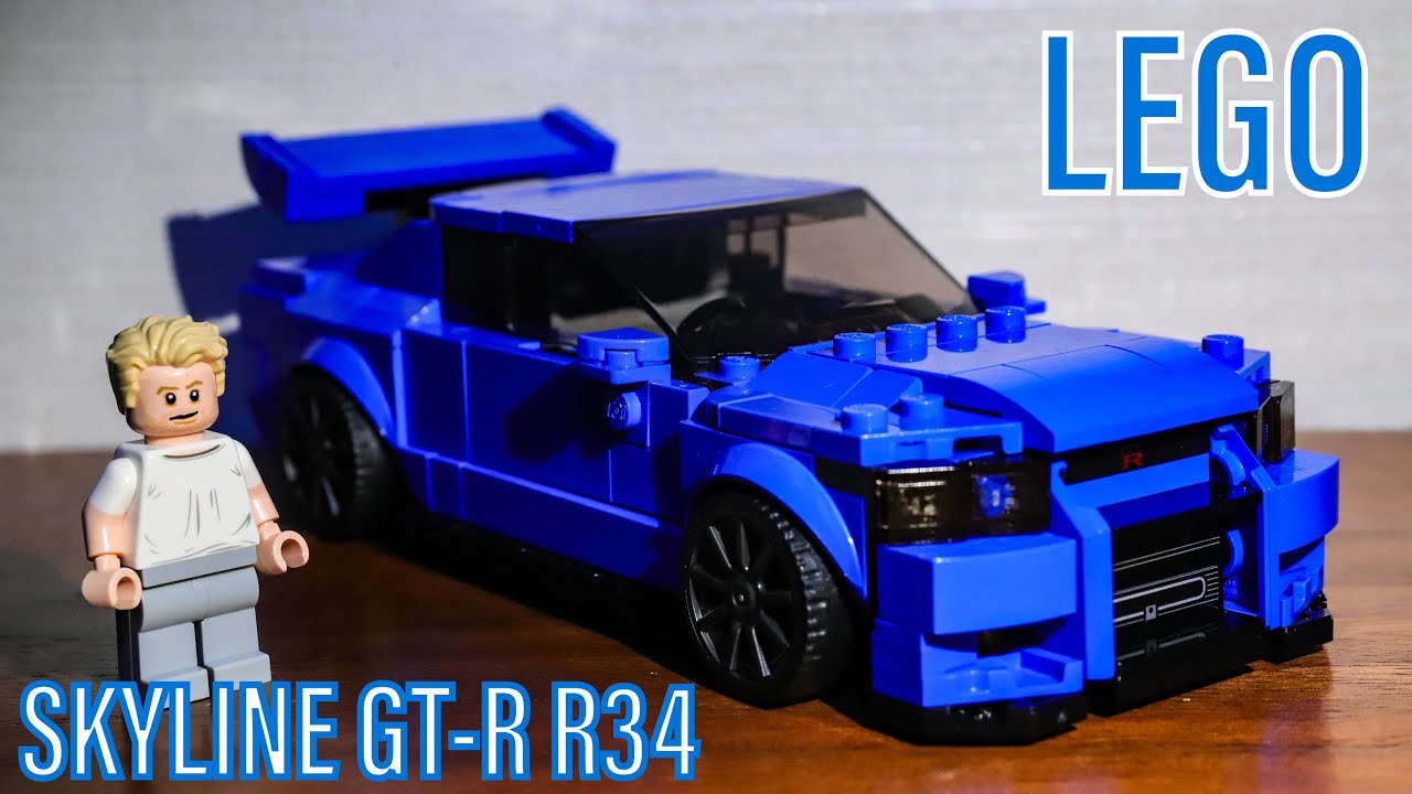 LEGO FAST&FURIOUS NISSAN SKYLINE GT-R R34　Original Ver. ワイルドスピードMAX　スカイラインGT-R R34　オリジナルVer.
