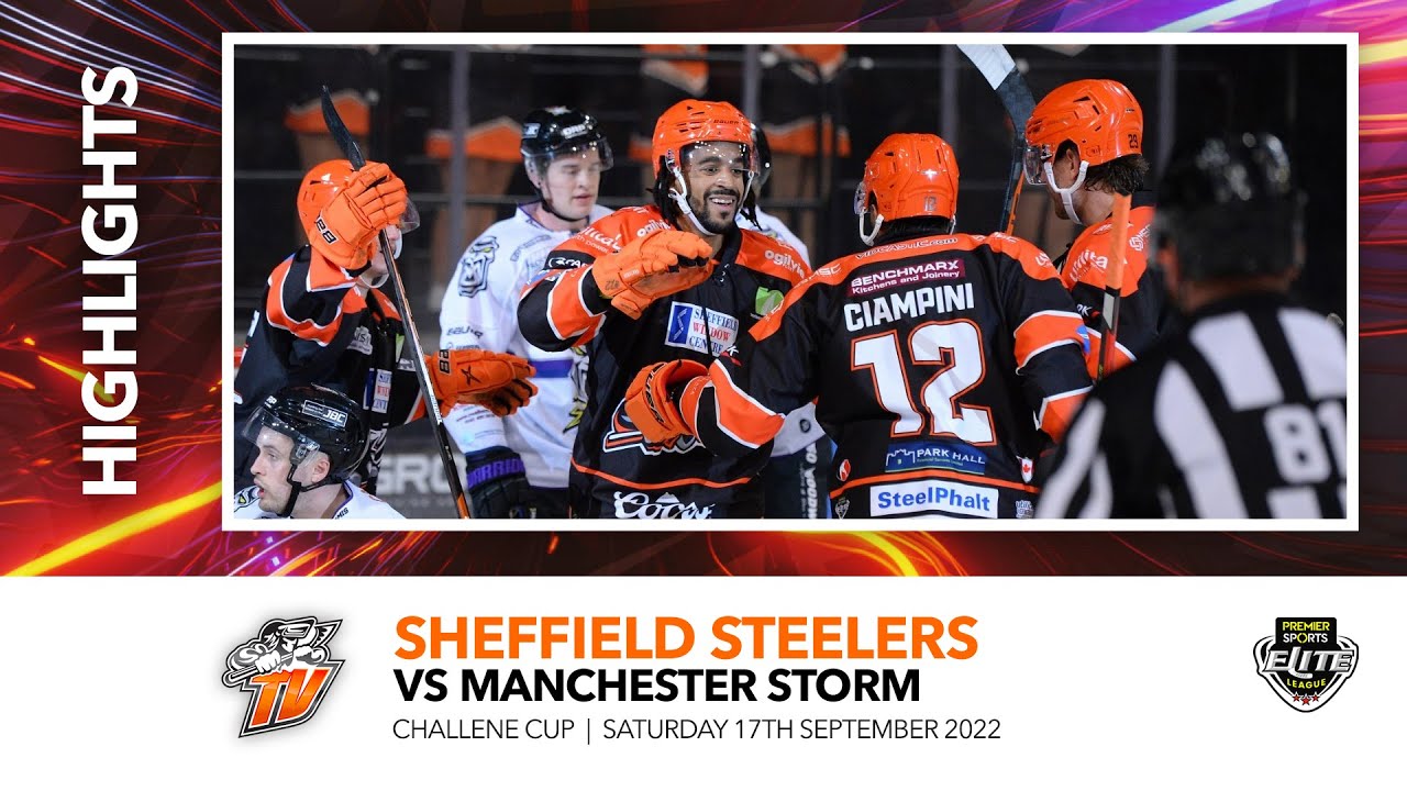 Sheffield Steelers v Manchester Storm - Challenge Cup - 17th September 2022