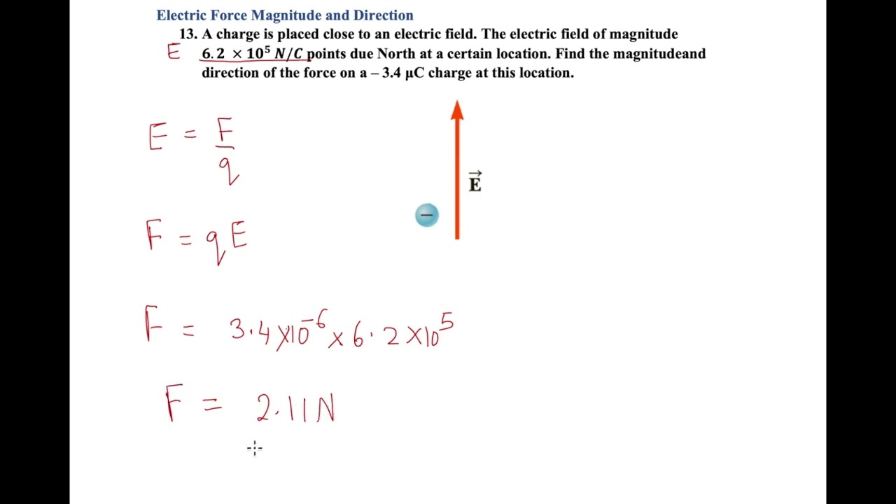 Electric Field problem solving3