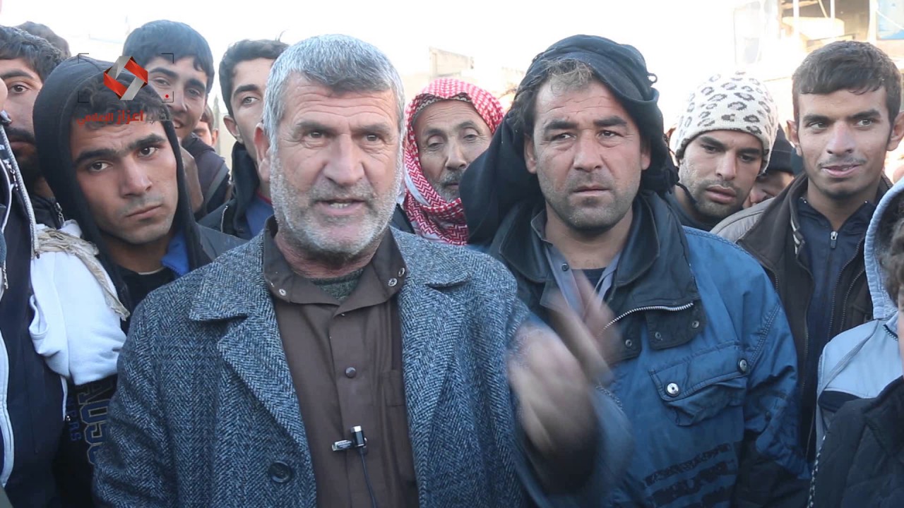 نزوح مئات العائلات من مدينة  تلعفر العراقية إلى مدينة اعزاز بريف حلب الشمالي