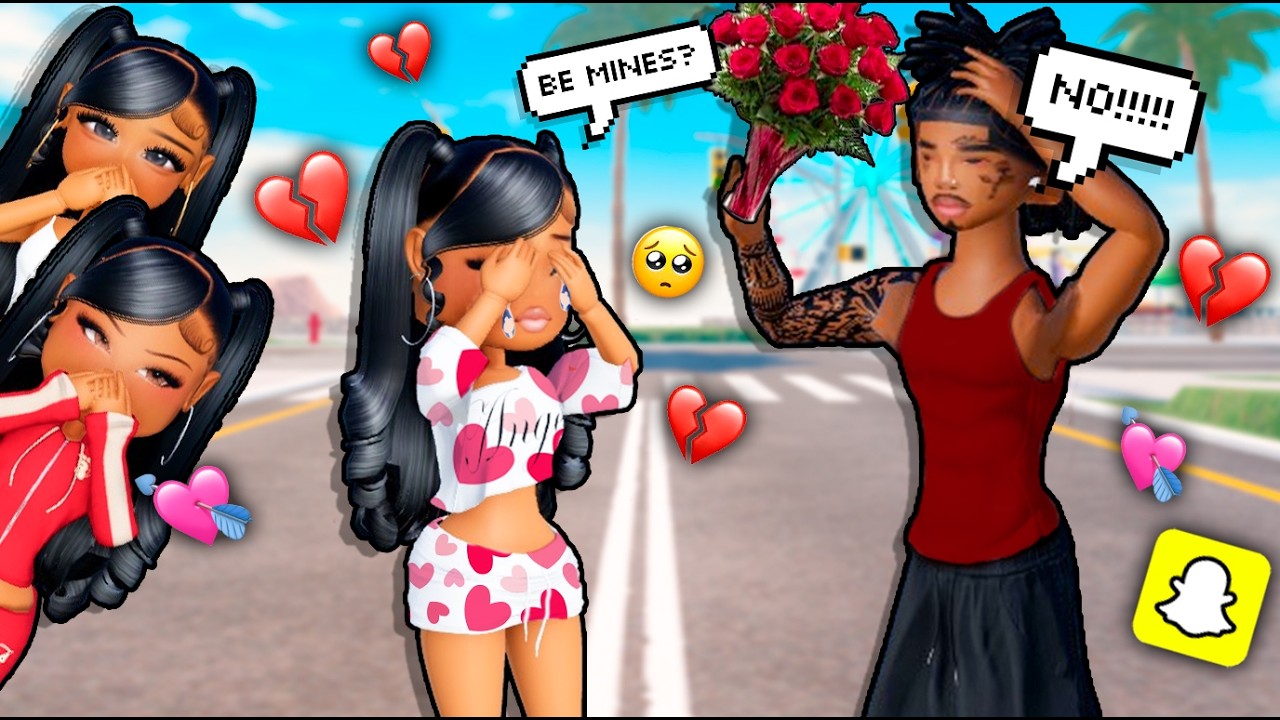 My CRUSH rejected me on VALENTINES DAY in front of my TRIPLETS! 💔 | LIFETOGETHER ROLEPLAY