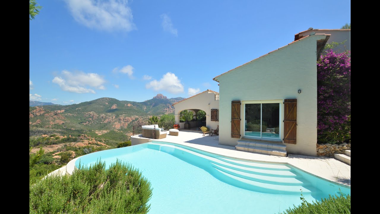 Villa RUMAH PELUCIA  - Vue Mer & Esterel avec piscine - Anthéor St-Raphaël - Locations Saisonnières