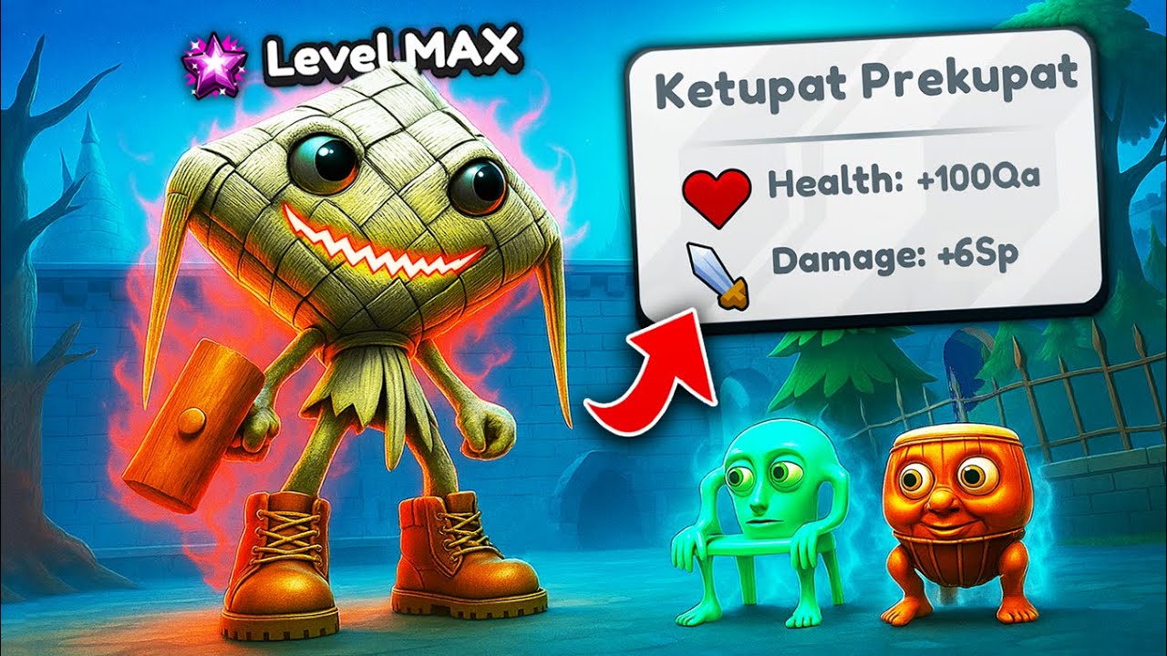 Разблокировка МАКСИМАЛЬНОГО УРОВНЯ Ketupat Prekupat в Brainrot Evolution! (Roblox)