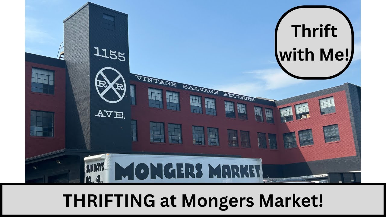 THRIFTING at Mongers Market!