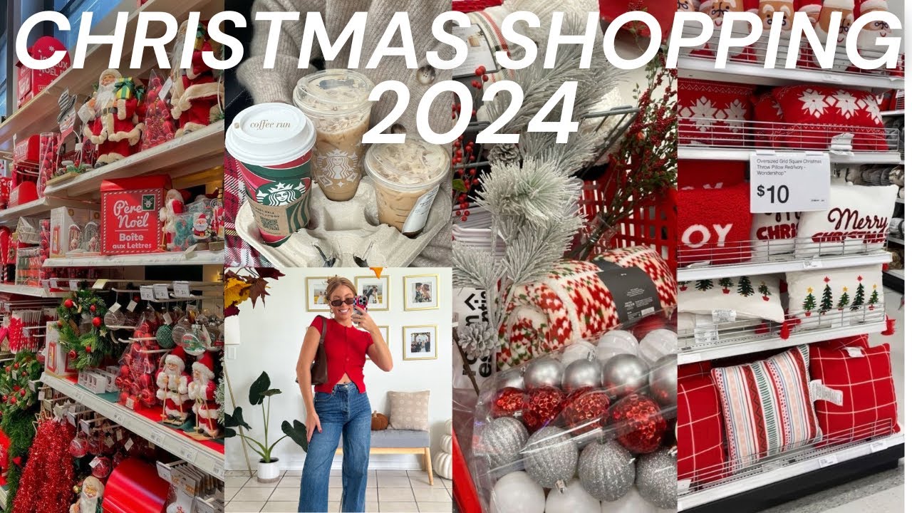 *NEW* CHRISTMAS DECOR 2024✨🎄shop with me at Kirklands, Hobby Lobby, Target & World Market!🎁