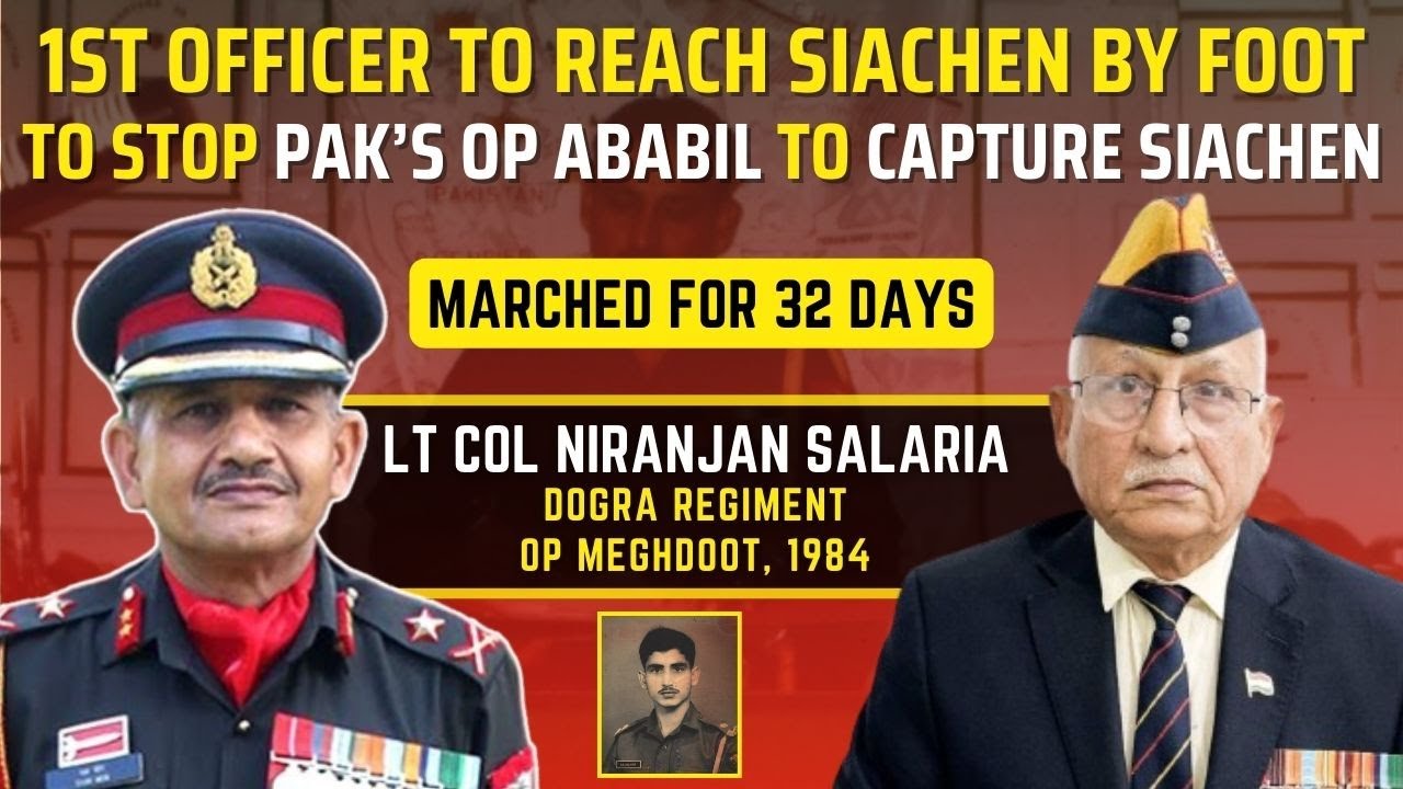 Lt Col Niranjan Salaria: Hero Of Siachen | 1st Troop To Occupy & Hoist National Flag In Siachen