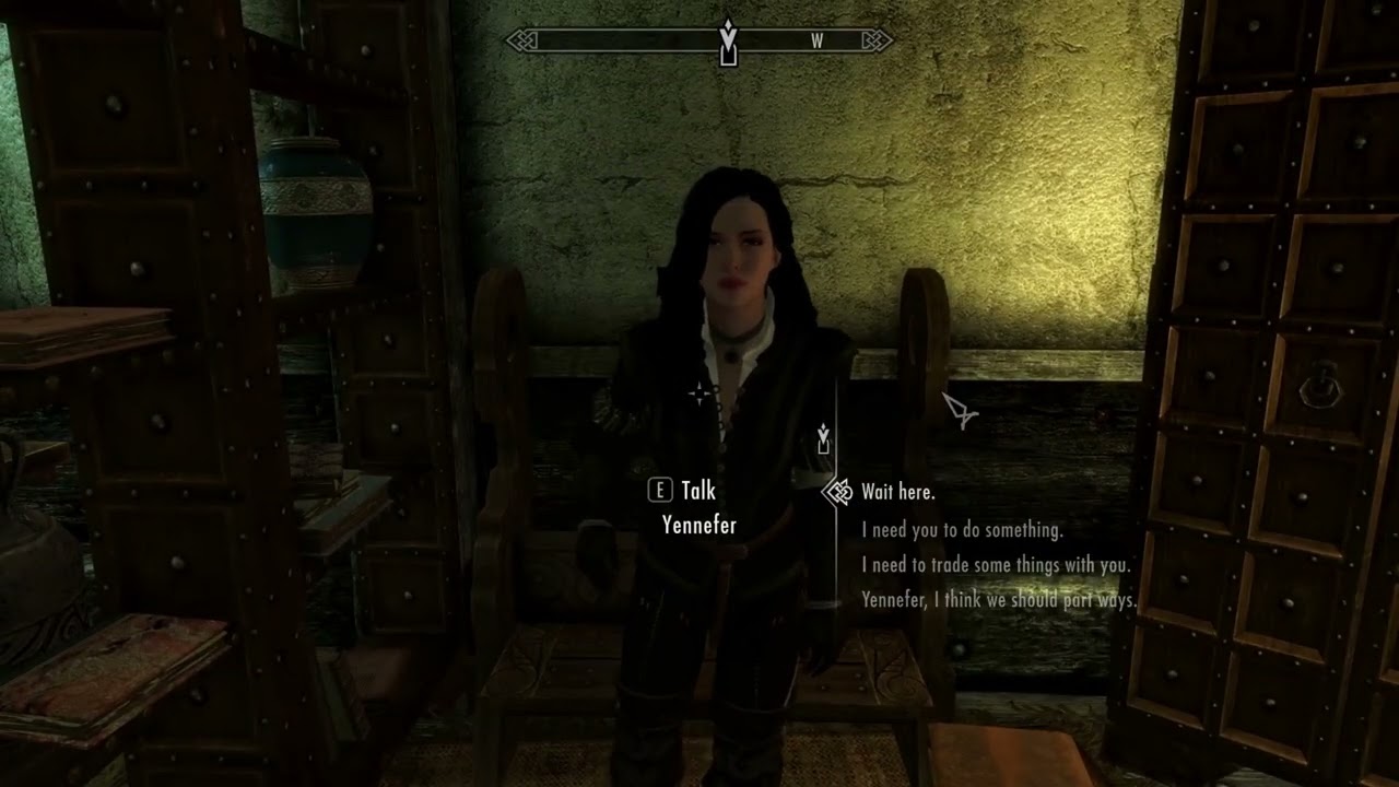 Yennefer of Vengerberg Skyrim mod