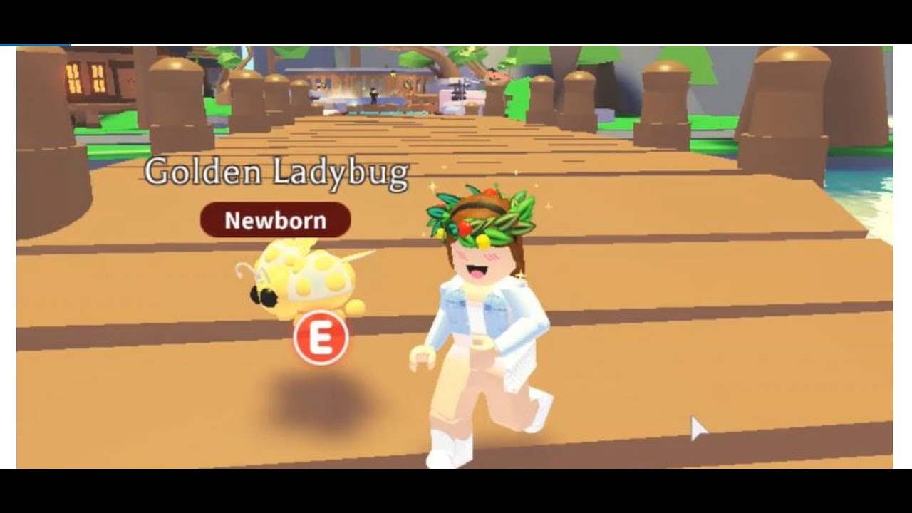Golden ladybug | golden ladybug adopt me | Ladybug in Adopt me😍
