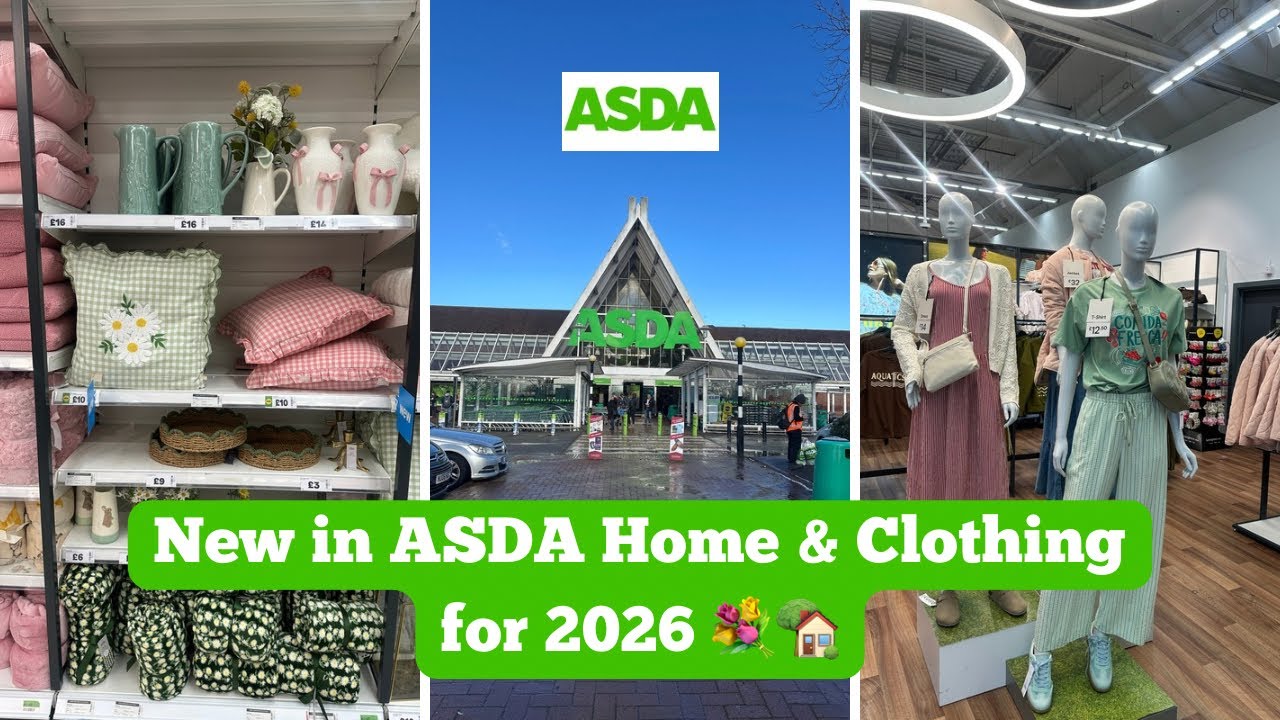 Что нового в ASDA в 2026 году 💐✨ Весенние товары для дома и одежда Asda George!