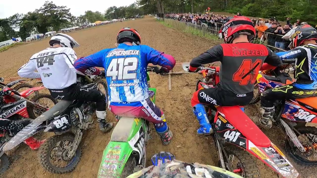 TUTO: gagner la course en partant en deuxième lignes🥇// Course motocross hermonville