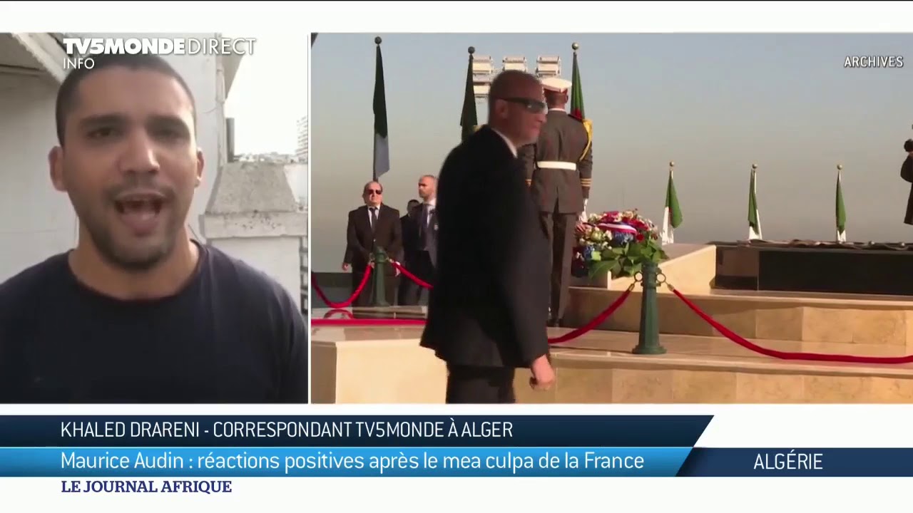 L'Algérie salue le geste historique du président Macron