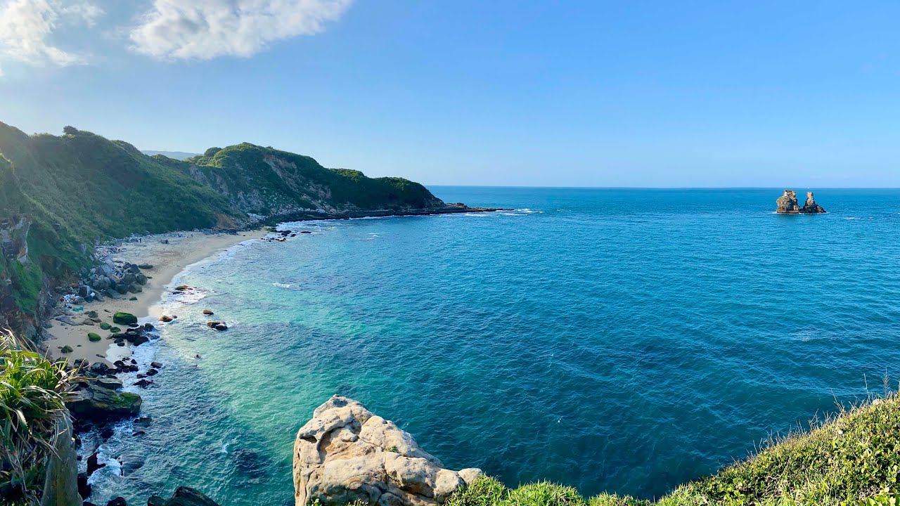 【新北景點】北海岸_金山老街、神秘海岸、燭臺雙嶼 4K