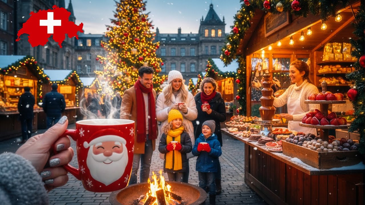 ZURICH, Switzerland - The Most BEAUTIFUL CHRISTMAS MARKET IN THE WORLD 🎄