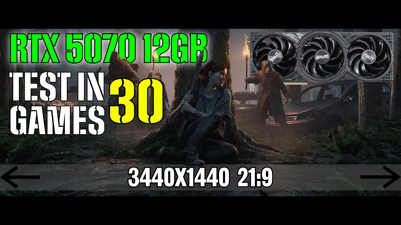 RTX 5070 12GB - TEST IN 30 GAMES - 3440x1440 21:9 UWQHD | Benchmark