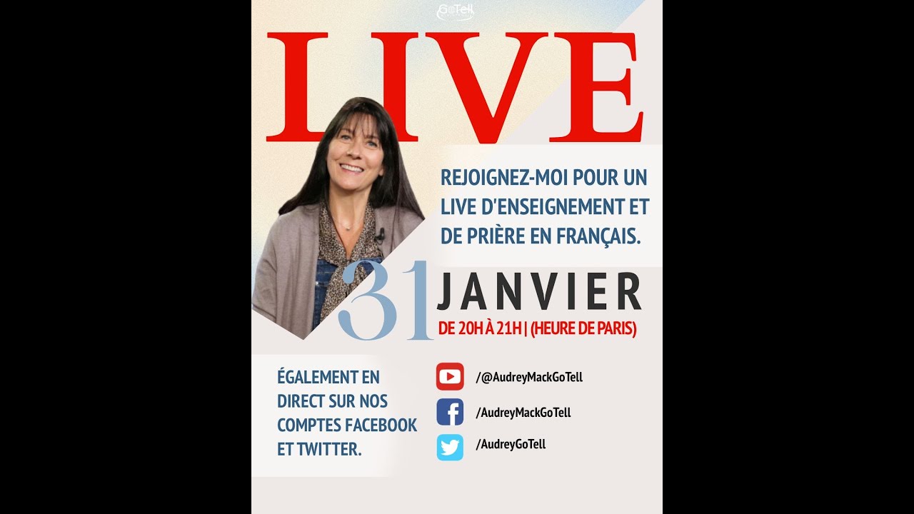LIVE « Le Dieu de l'impossible », avec Audrey Mack