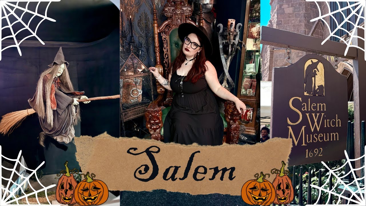 SALEM during SUMMERWEEN | Salem Witch Museum | Hocus  Pocus Filming Locations | Witchy Shopping