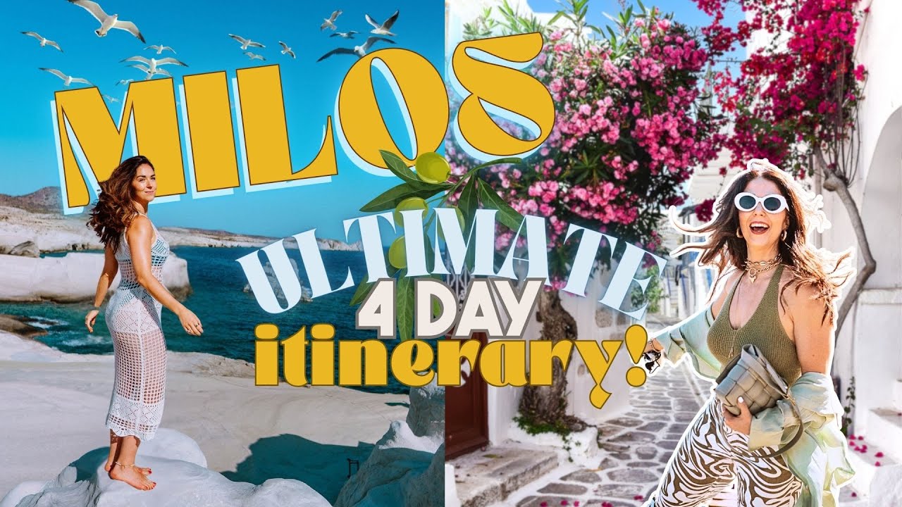 Perfect 4 Day Itinerary for Milos Greece 🇬🇷 | Hidden Gems & Must-See Spots