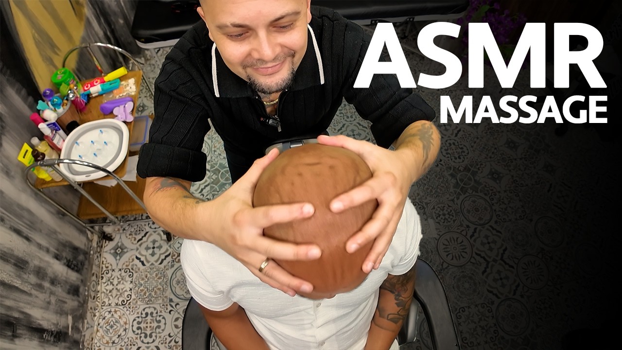 ASMR | AMAZING HEAD MASSAGE for Sleep Relief (massage asmr)
