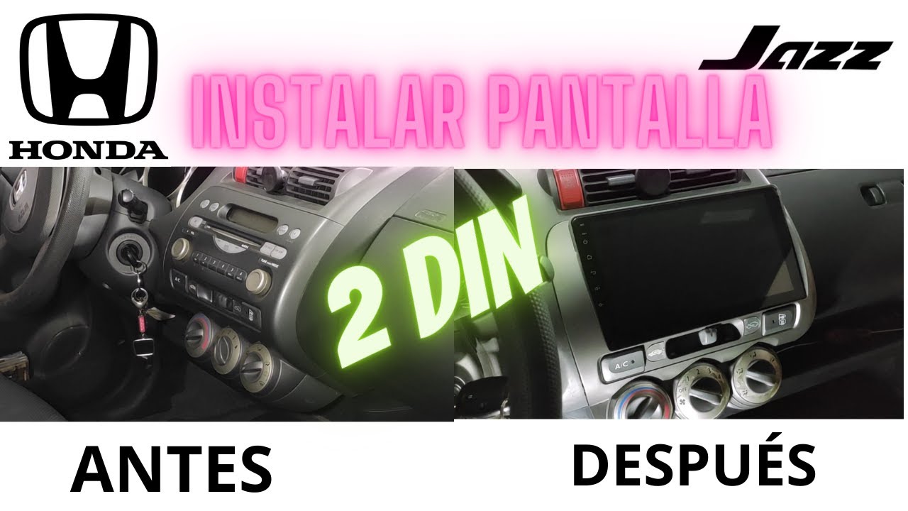 Instalar radio 2 DIN Honda Jazz | Tutorial