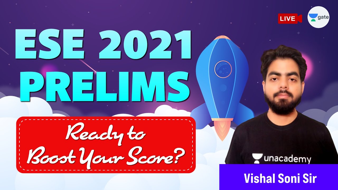 ESE 2021 Prelims Ready to Boost Your Score By Vishal Sir | GATE/ESE Exam