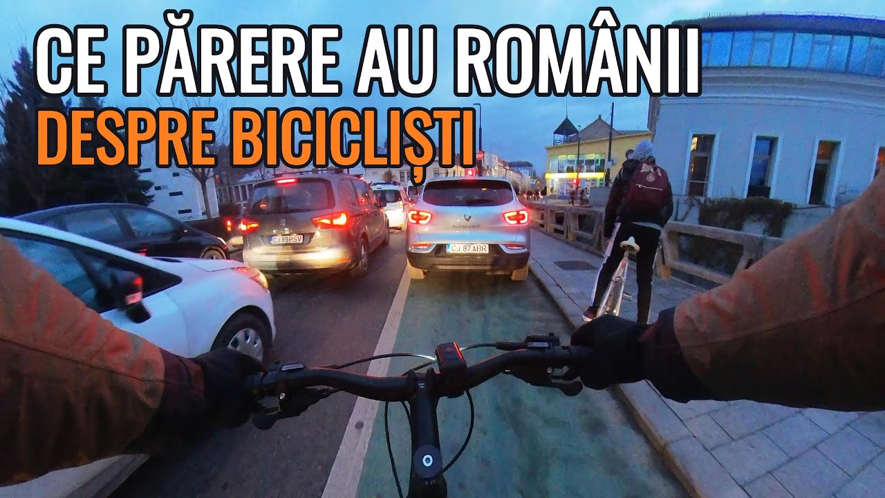 Prin trafic, pe două roți - ep. 21 | Cluj Napoca | Ce părere au românii despre bicicliști?