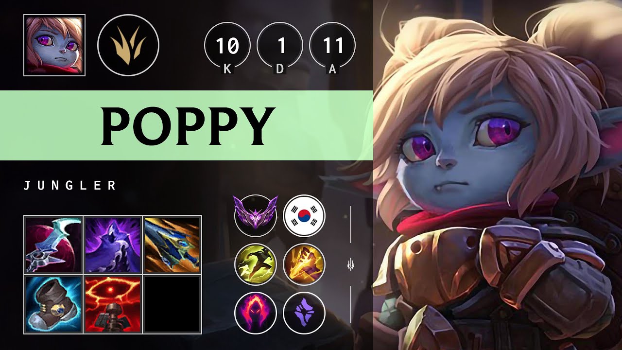 Poppy Jungle vs Xin Zhao - KR Master Patch 25.06