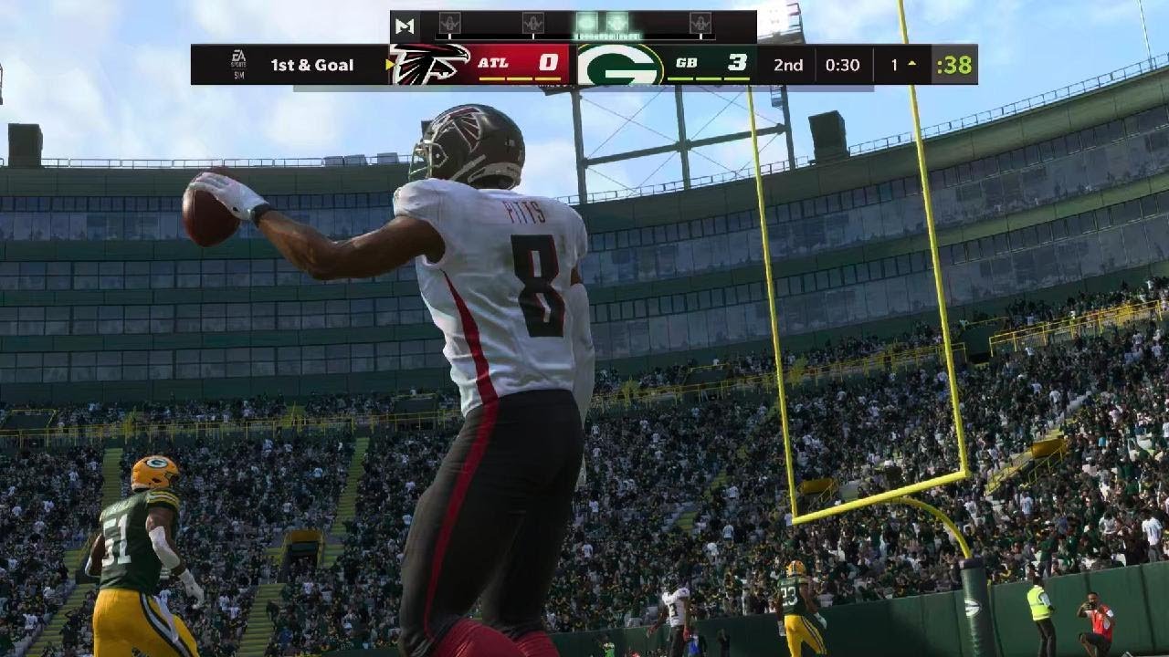 Madden NFL 22 Kyle Pitts Brings It Down