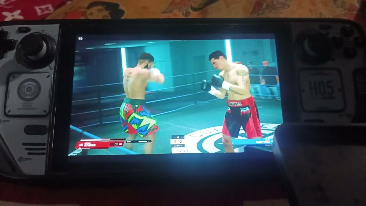 Undisputed boxing Steam Deck LCD (Undisputed Difficulty) max difficulty 