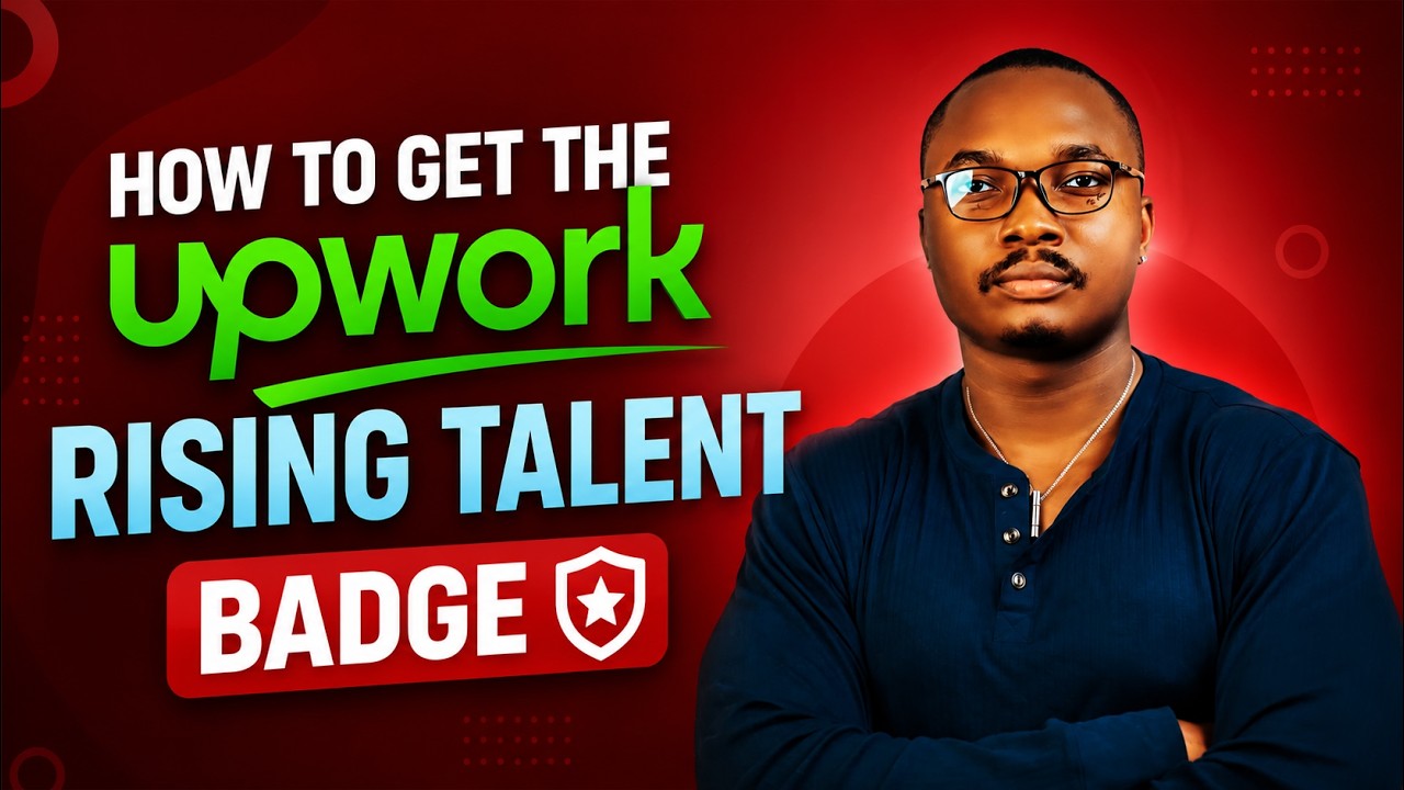 How to get the rising talent badge and jobs on Upwork #freelancing #upwork #remotework 