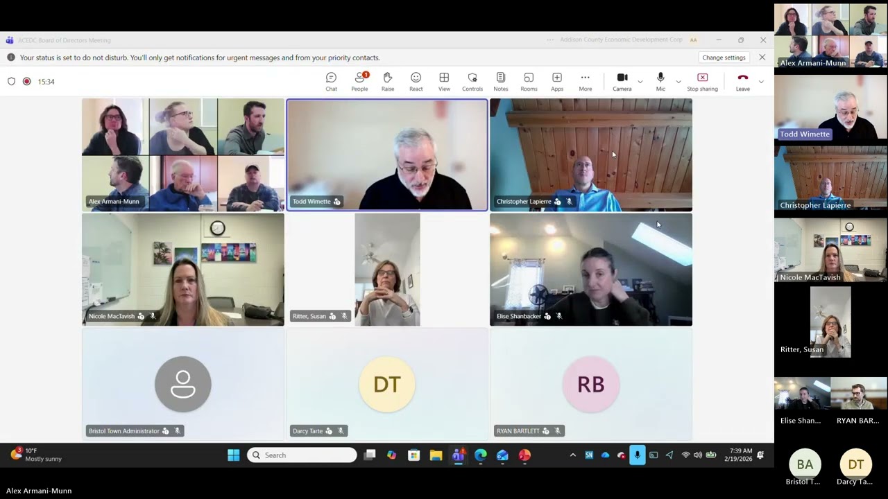 Pt. 1 ACEDC Board of Directors Meeting February 19th, 2026