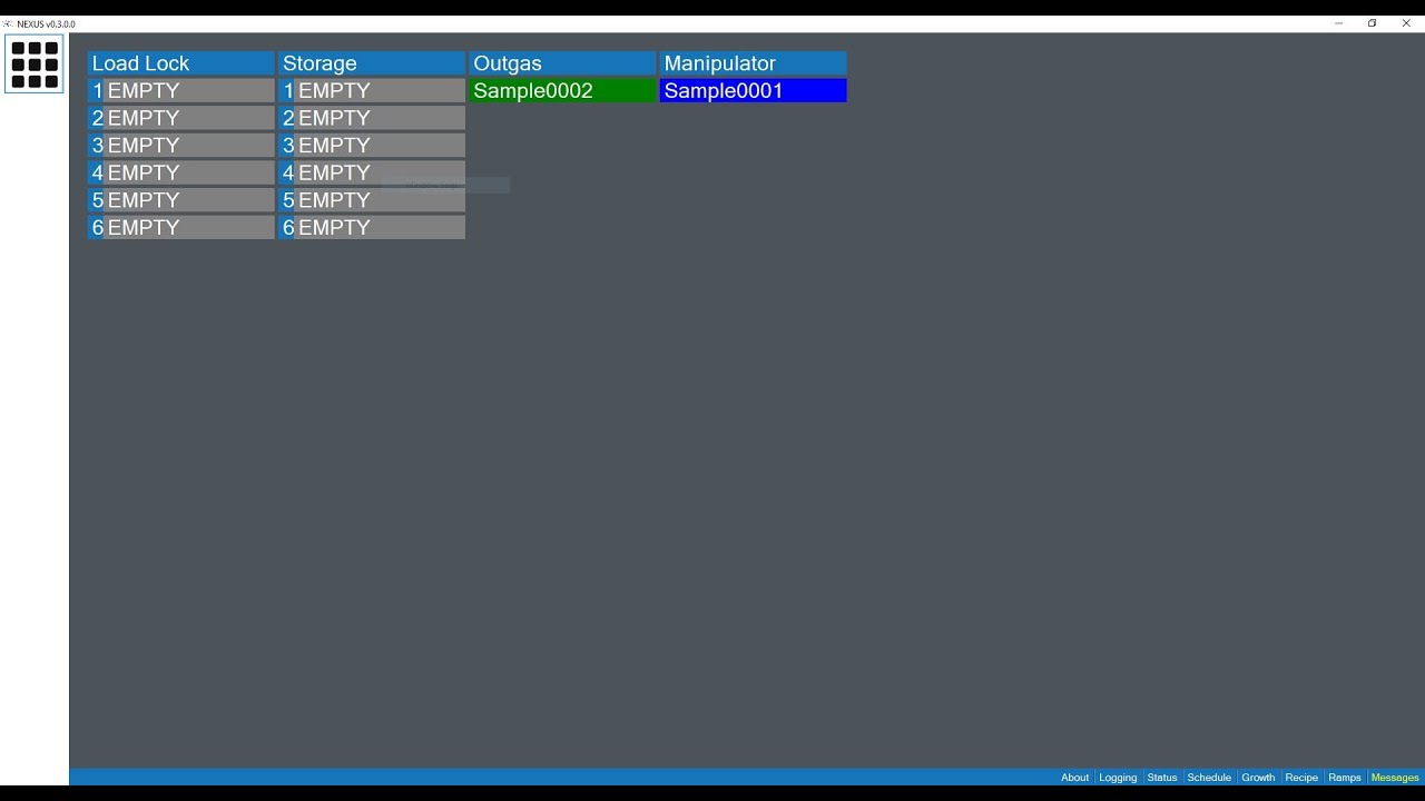Nexus: Sample tracking
