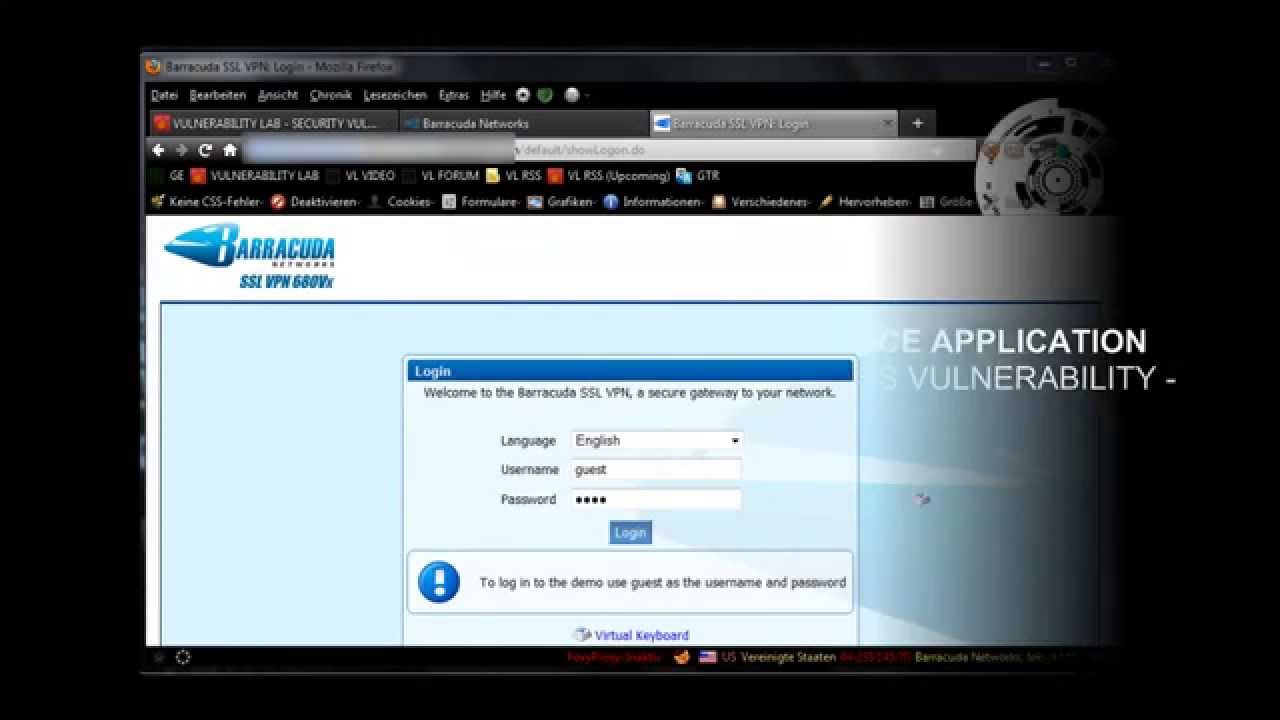 BugBounty Whitehat Barracuda SSL VPN Security Appliance Filter & Exception Bypass Vulnerability