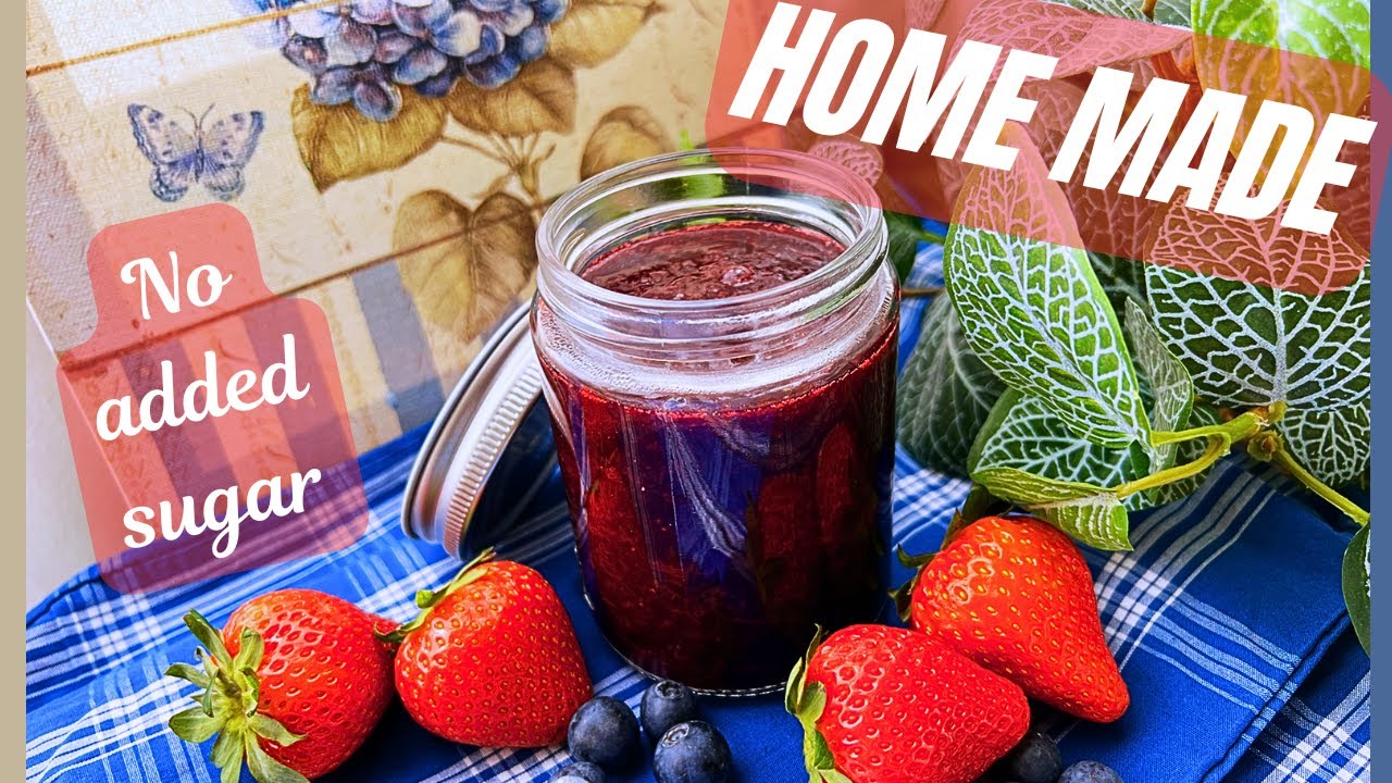 DK02 Strawberry & Blueberry Jam | No added Sugar | ස්ට්‍රෝබෙරි සහ බ්ලූබෙරි ජෑම් | සීනි දමා නැත