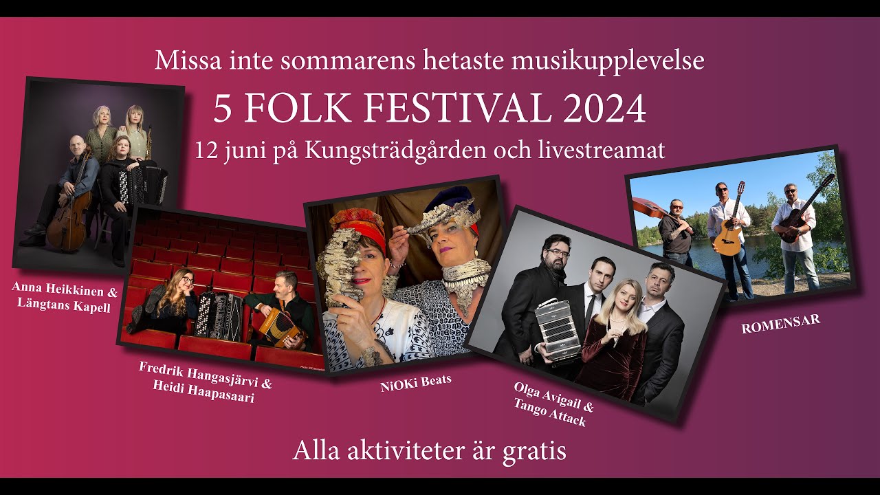 5 Folk Festival 12 juni 2024