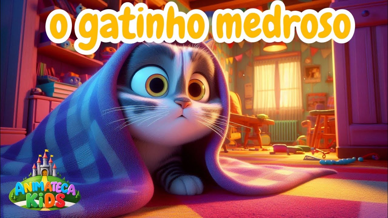 O gatinho medroso - história infantil #historiainfantilparadormir #lerparacrianca #livrosinfantis 