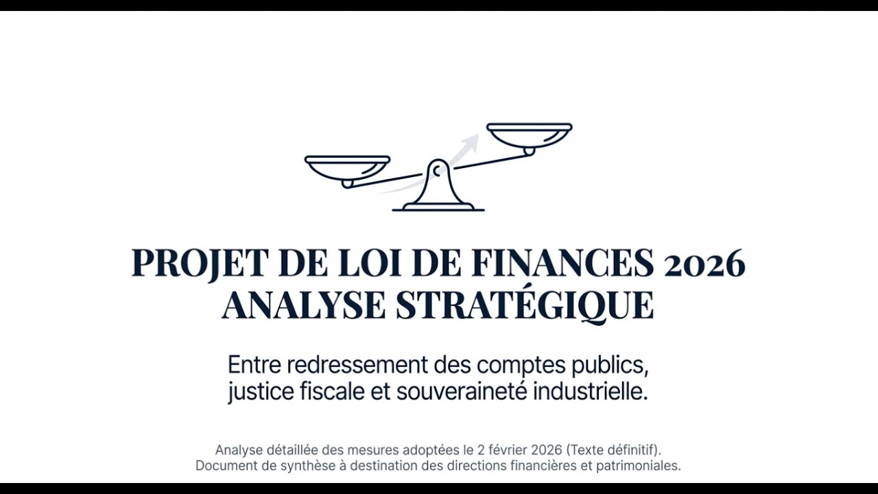 Projet de Loi de Finance 2026